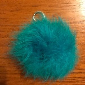 Authentic Micheal Kors Poofball Keychain